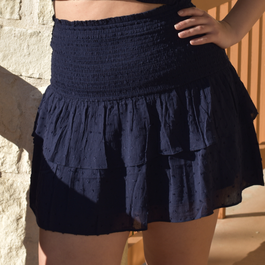 Too Cool For You Skirt- Navy