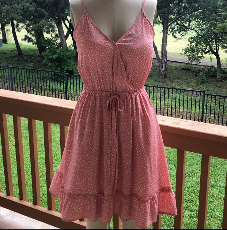 Casual pink orders sundress