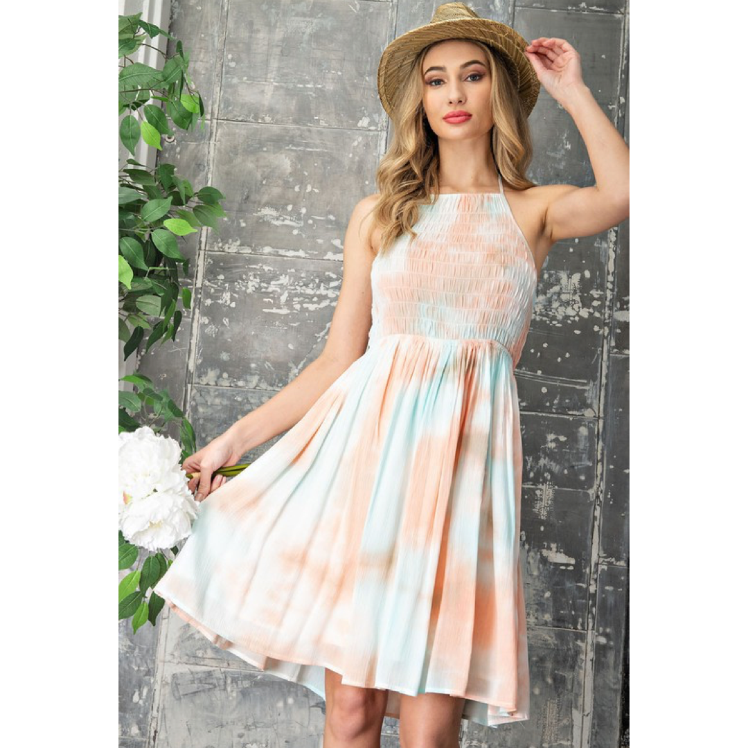 Everything Is Peachy Dress